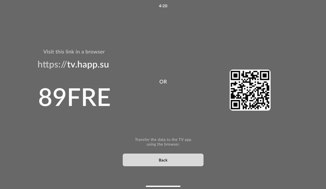 Установка Happ на Android TV